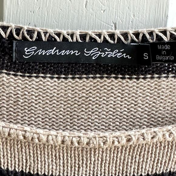 Gudrun Sjoden Alfrida Striped Sweater Recycled Cotton - Picture 7 of 8